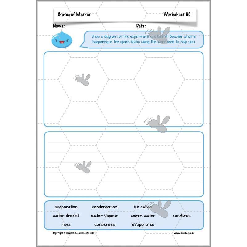 PlanBee States of Matter Year 4 KS2 Lesson Plans by PlanBee