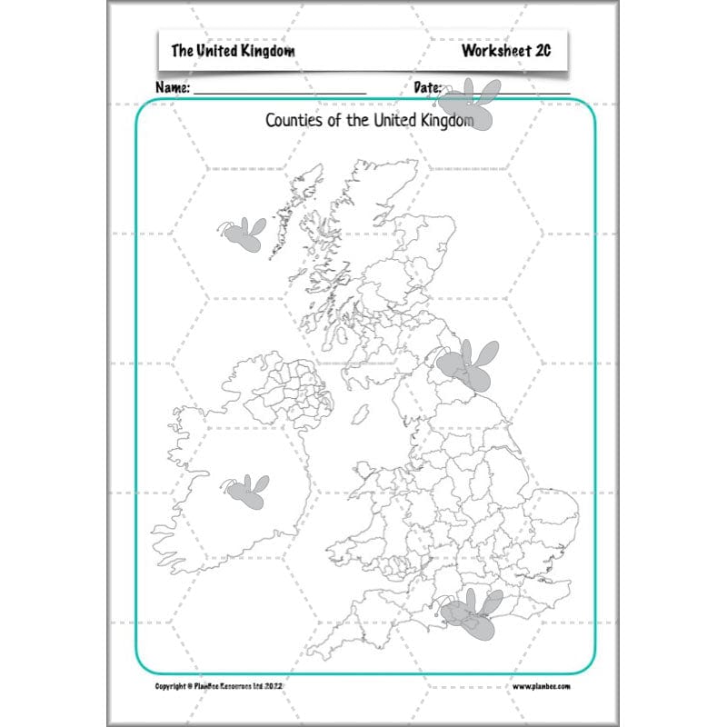 PlanBee The United Kingdom KS2 Planning Pack | Year 5 and Year 6 Geography