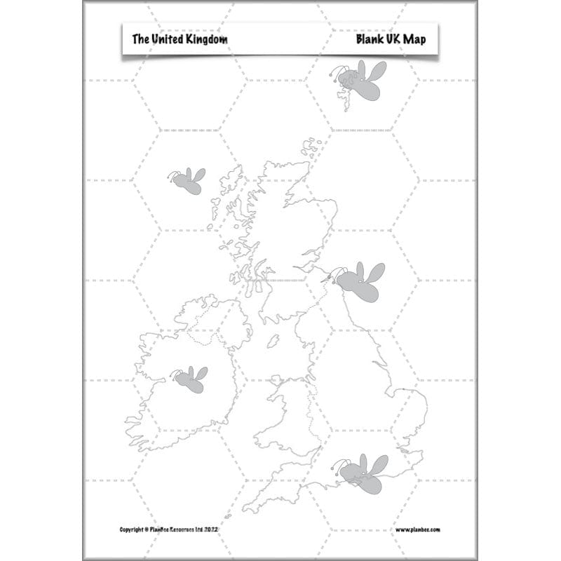 PlanBee The United Kingdom KS2 Planning Pack | Year 5 and Year 6 Geography