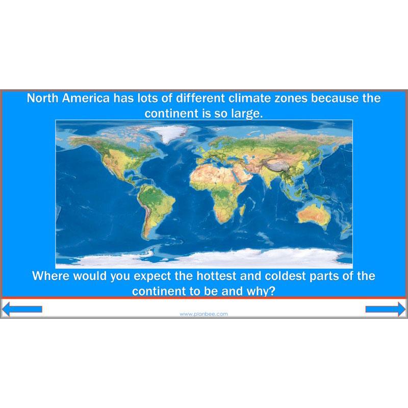 PlanBee North America KS2 Geography Lesson Pack by PlanBee