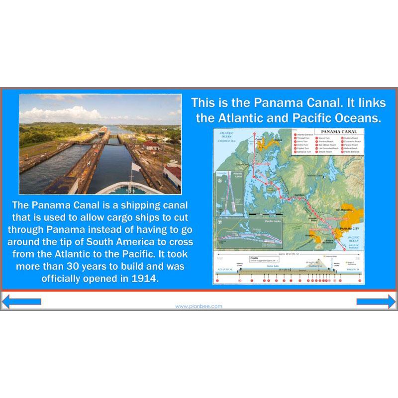 PlanBee North America KS2 Geography Lesson Pack by PlanBee