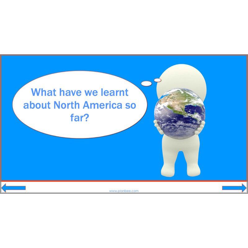 PlanBee North America KS2 Geography Lesson Pack by PlanBee