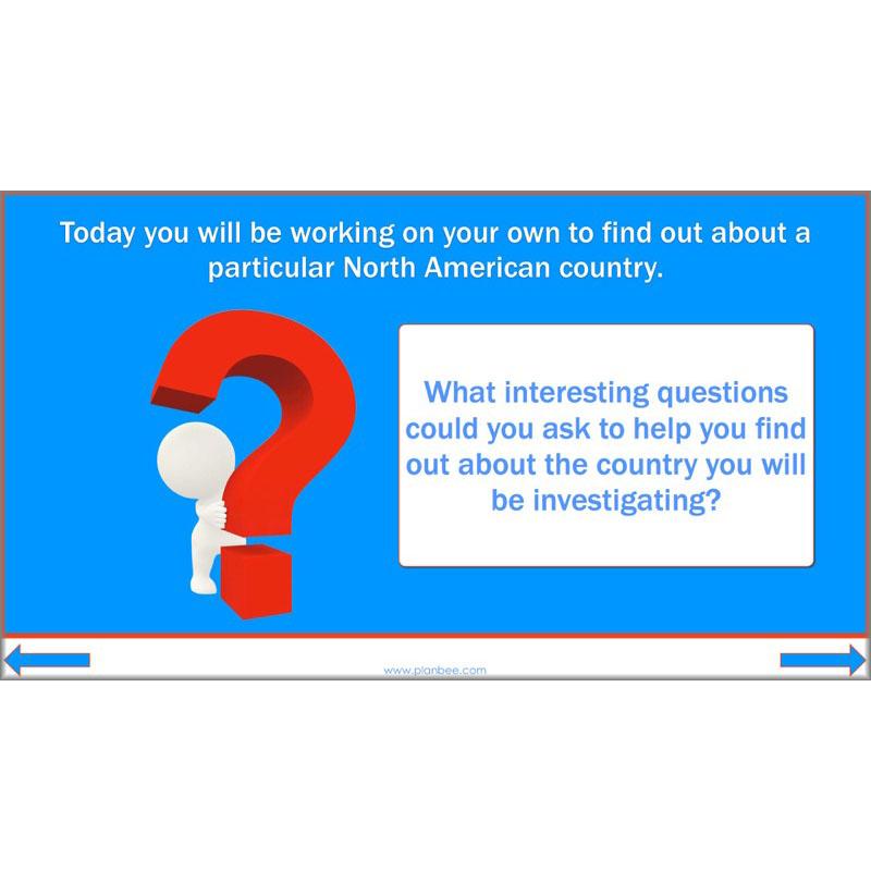 PlanBee North America KS2 Geography Lesson Pack by PlanBee