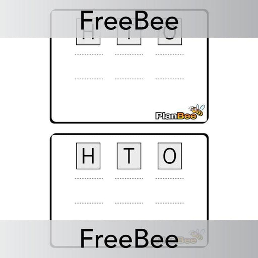 PlanBee Number Machine: HTO | PlanBee FreeBees
