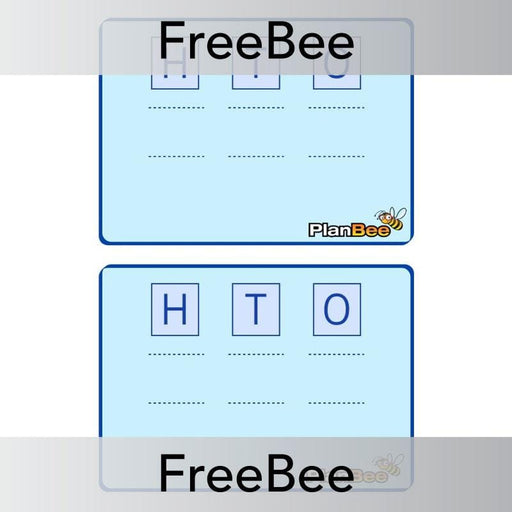 PlanBee Number Machine: HTO | PlanBee FreeBees