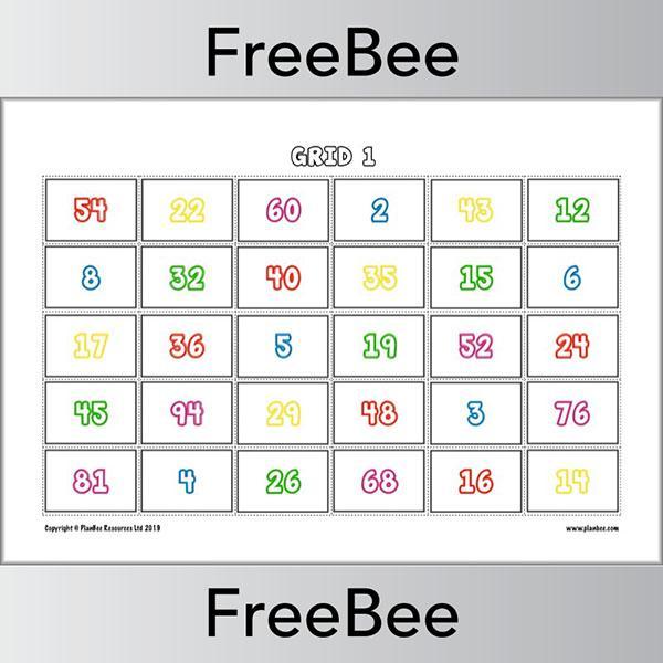 Maths Question Generator Number Sheet Free PDF by PlanBee