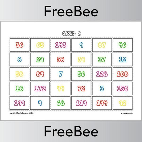 Maths Question Generator Numbers Free PDF by PlanBee