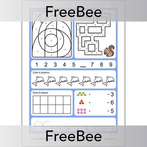 PlanBee Number Formation Worksheets Free PlanBee Resource