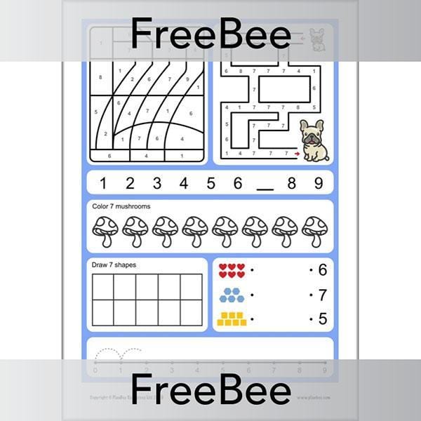 PlanBee Number Formation Worksheets Free PlanBee Resource