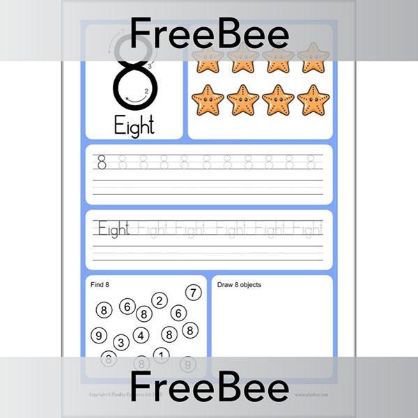 PlanBee Number Formation Worksheets Free PlanBee Resource