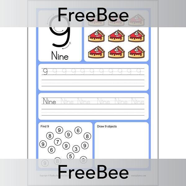 PlanBee Number Formation Worksheets Free PlanBee Resource