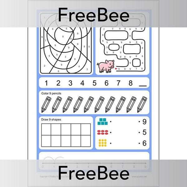 PlanBee Number Formation Worksheets Free PlanBee Resource