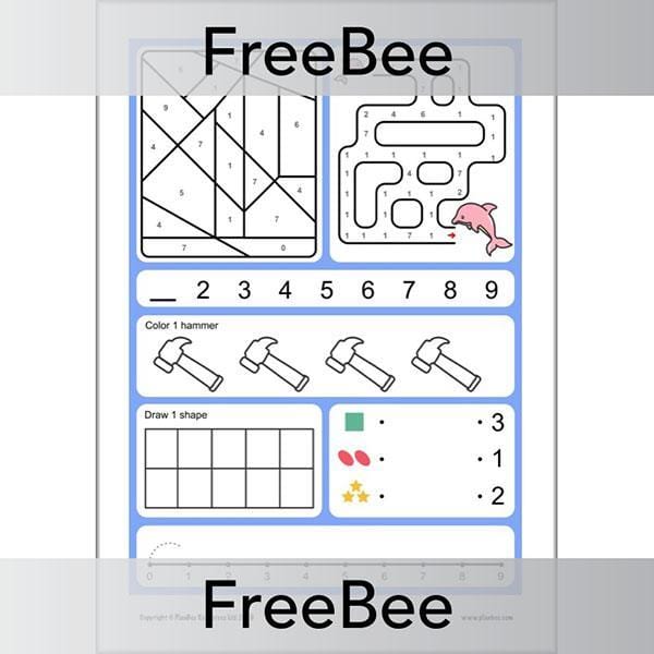 PlanBee Number Formation Worksheets Free PlanBee Resource