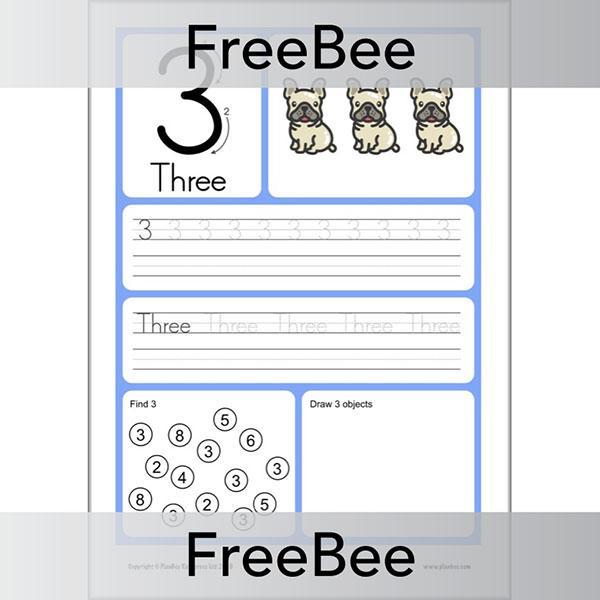 PlanBee Number Formation Worksheets Free PlanBee Resource