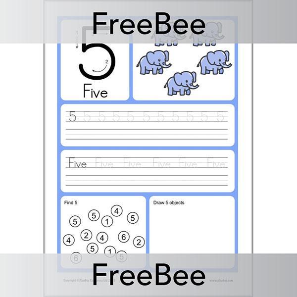 PlanBee Number Formation Worksheets Free PlanBee Resource