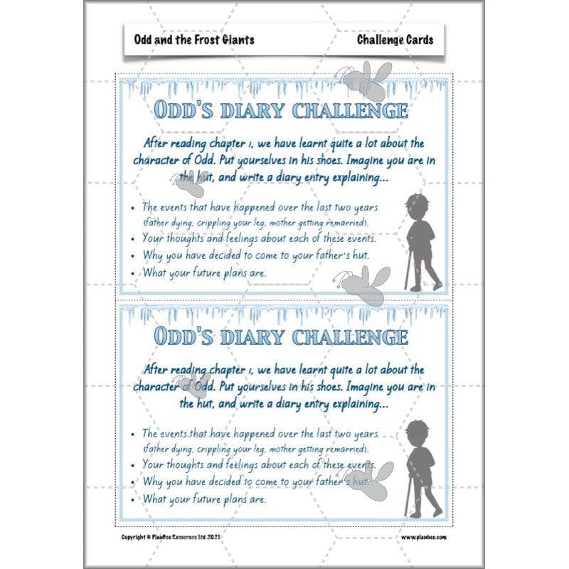 PlanBee Odd and the Frost Giants Planning Pack | KS2 English lessons