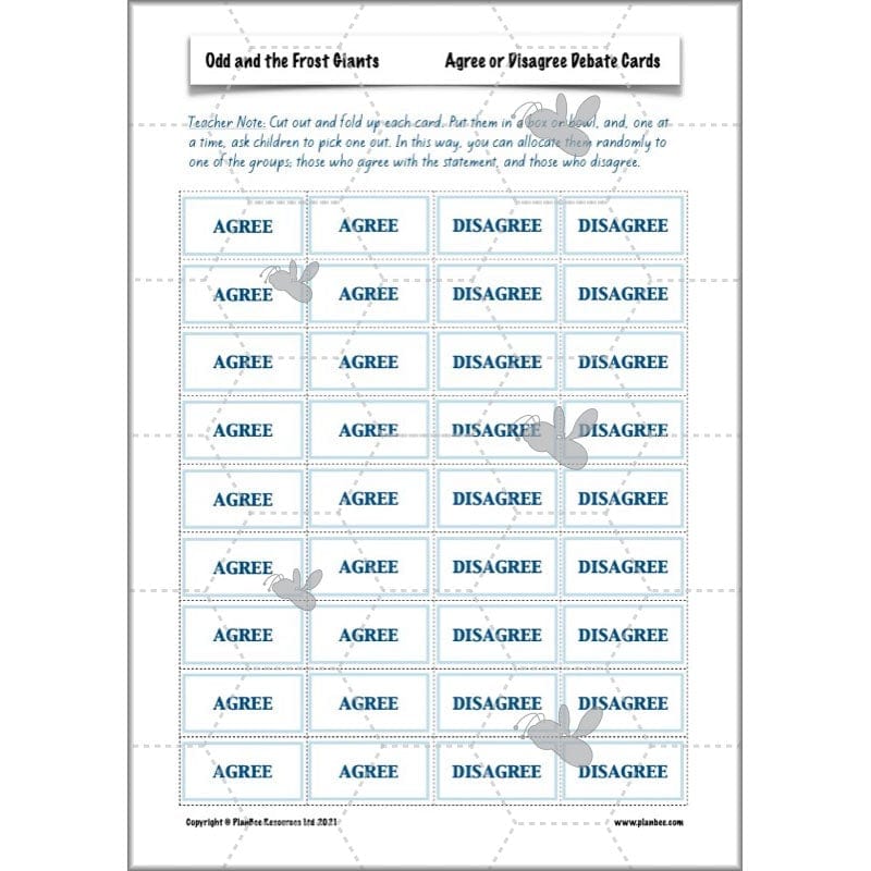 PlanBee Odd and the Frost Giants Planning Pack | KS2 English lessons