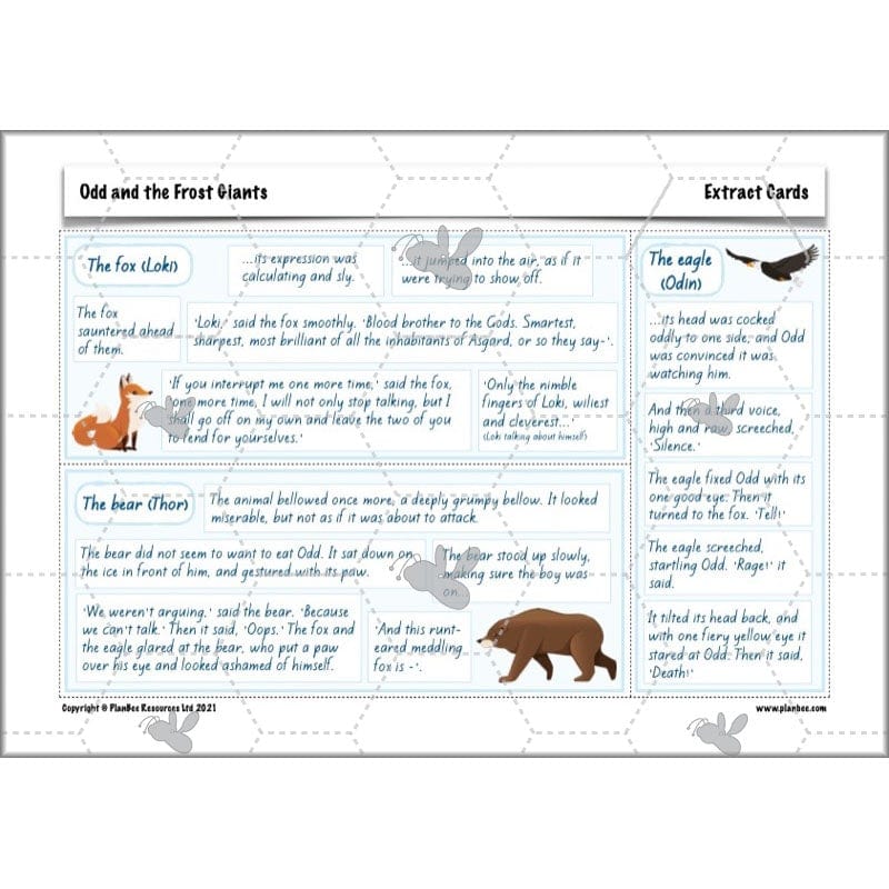 PlanBee Odd and the Frost Giants Planning Pack | KS2 English lessons