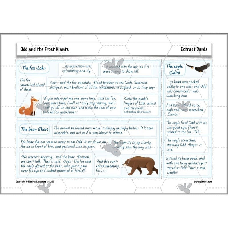 Odd And The Frost Giants KS2 Lesson Pack By PlanBee Odd and the frost giants ks2 lesson pack by planbee