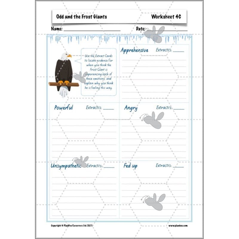 PlanBee Odd and the Frost Giants Planning Pack | KS2 English lessons