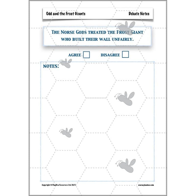 PlanBee Odd and the Frost Giants Planning Pack | KS2 English lessons