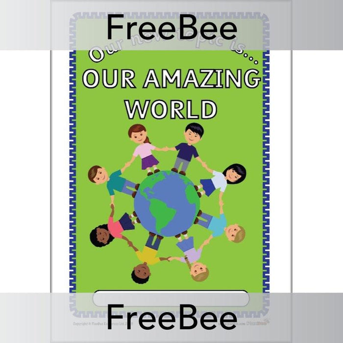 PlanBee Our Amazing World Topic Bundle COver