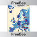PlanBee Our European Neighbours Word Mat | PlanBee FreeBees