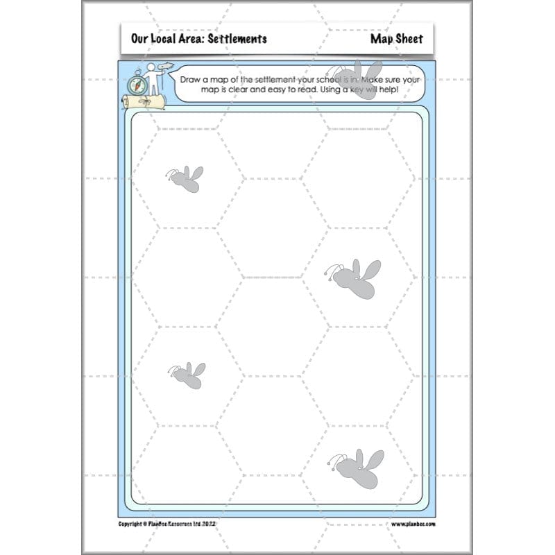 PlanBee Our Local Area: Geography Planning and Resources for Year 6