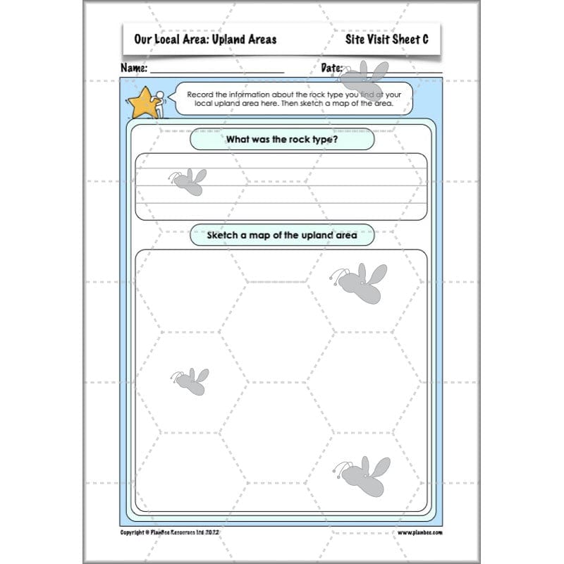 PlanBee Our Local Area: Geography Planning and Resources for Year 6