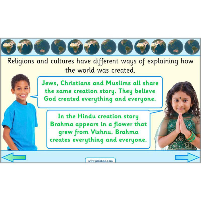PlanBee Our Wonderful World - Creation Stories KS1 RE by PlanBee