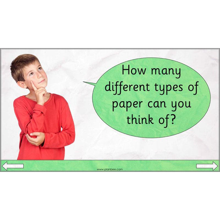 Paper Lesson Paper Art Lesson - KS1 Art Lesson from PlanBee