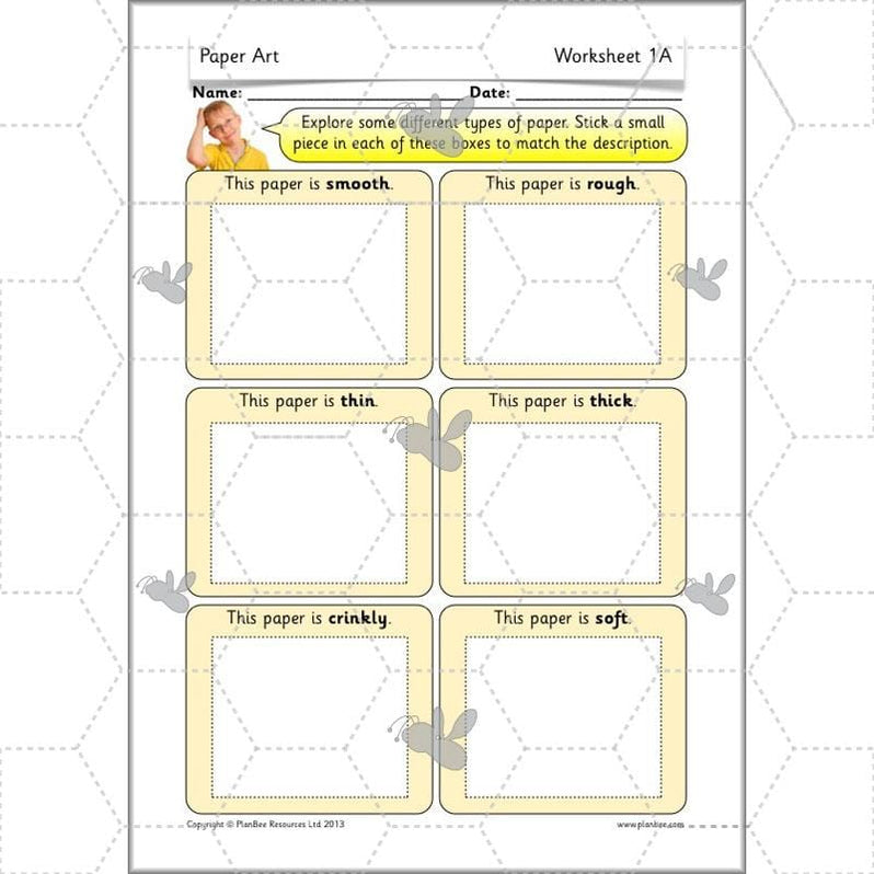 Paper Lesson Paper Art Lesson - KS1 Art Lesson from PlanBee
