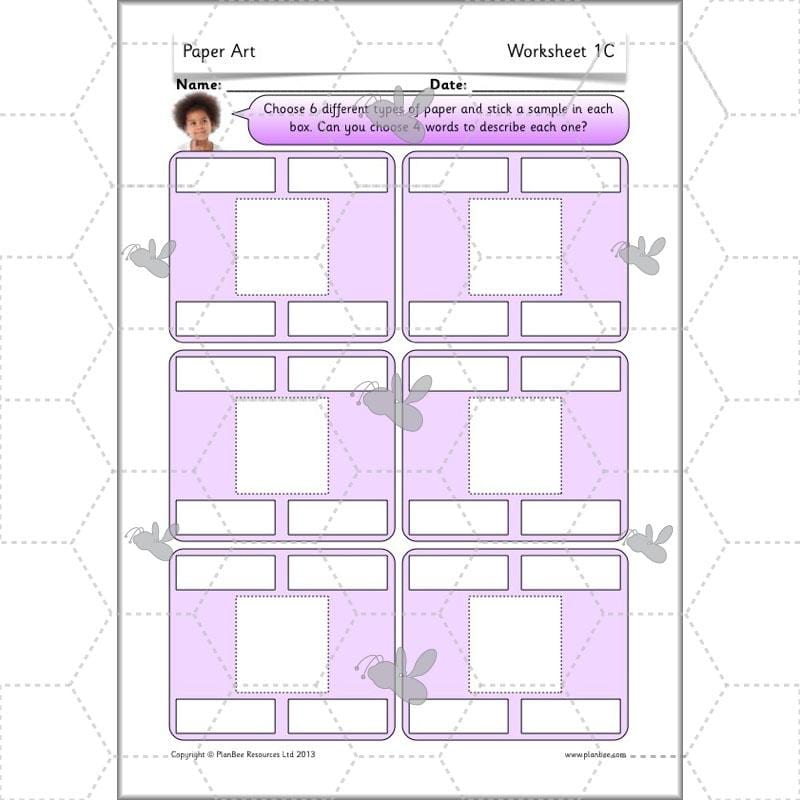 PlanBee Paper Art Lesson - KS1 Art Lesson from PlanBee