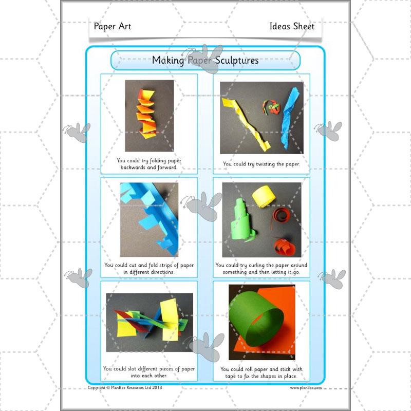 PlanBee Paper Art Lesson - KS1 Art Lesson from PlanBee