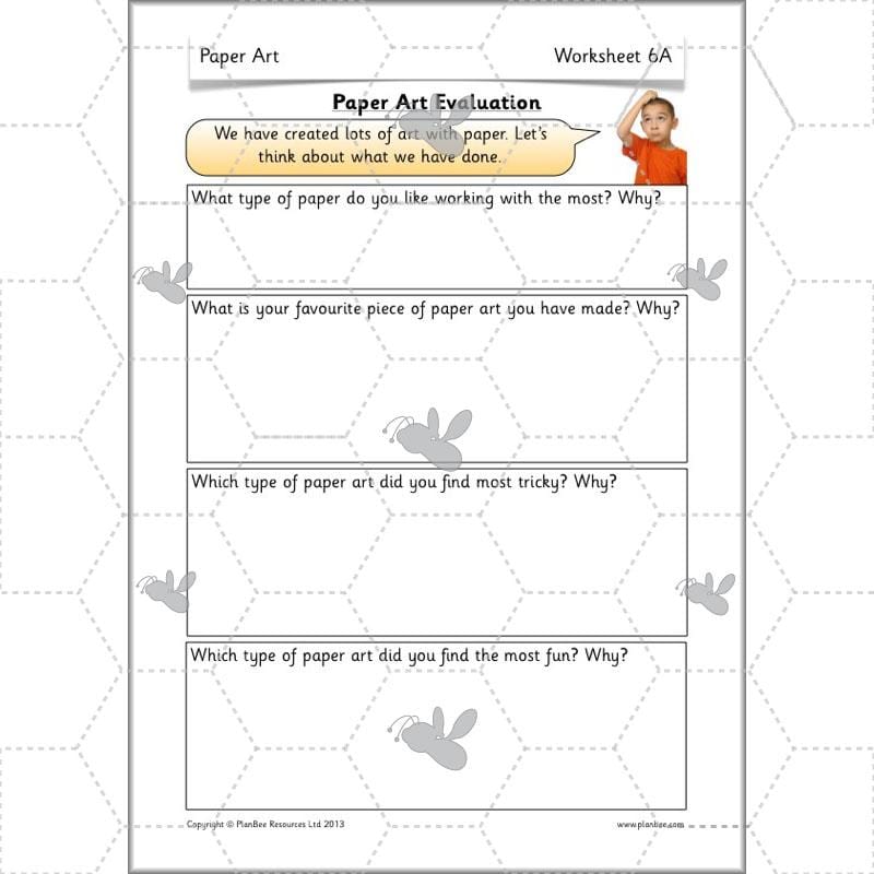 PlanBee Paper Art Lesson - KS1 Art Lesson from PlanBee