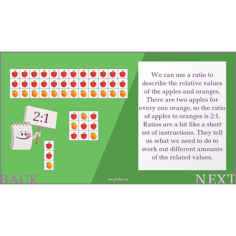 PlanBee Parts and Percentages: Year 6 ratio and proportion