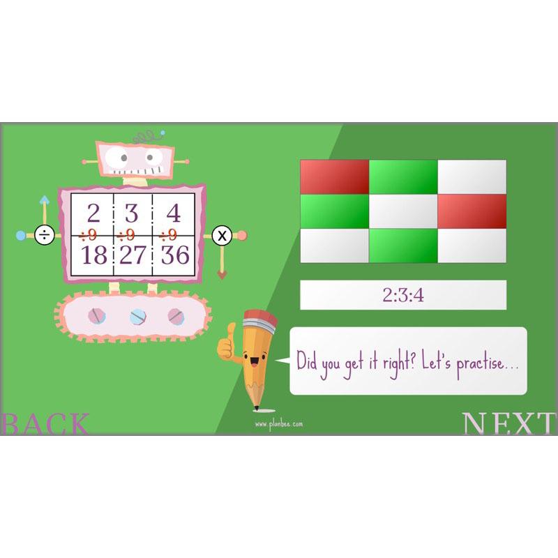 PlanBee Parts and Percentages: Year 6 ratio and proportion