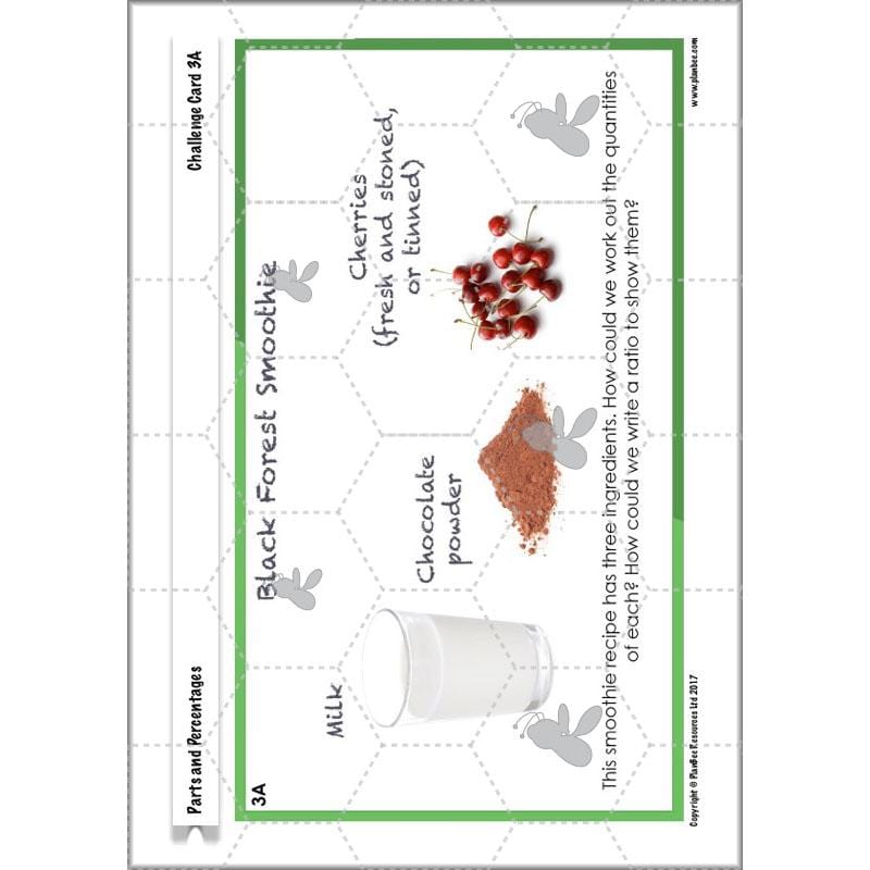 PlanBee Parts and Percentages: Year 6 ratio and proportion