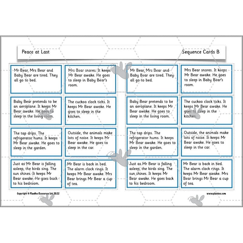 PlanBee Peace at Last Activities KS1 Planning | Year 1 English lessons