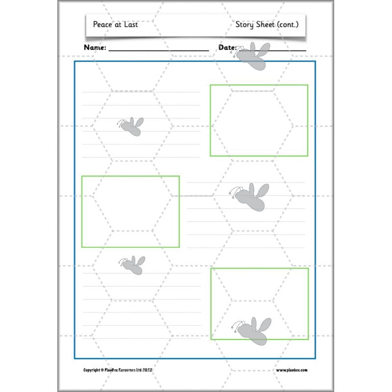 PlanBee Peace at Last Activities KS1 Planning | Year 1 English lessons