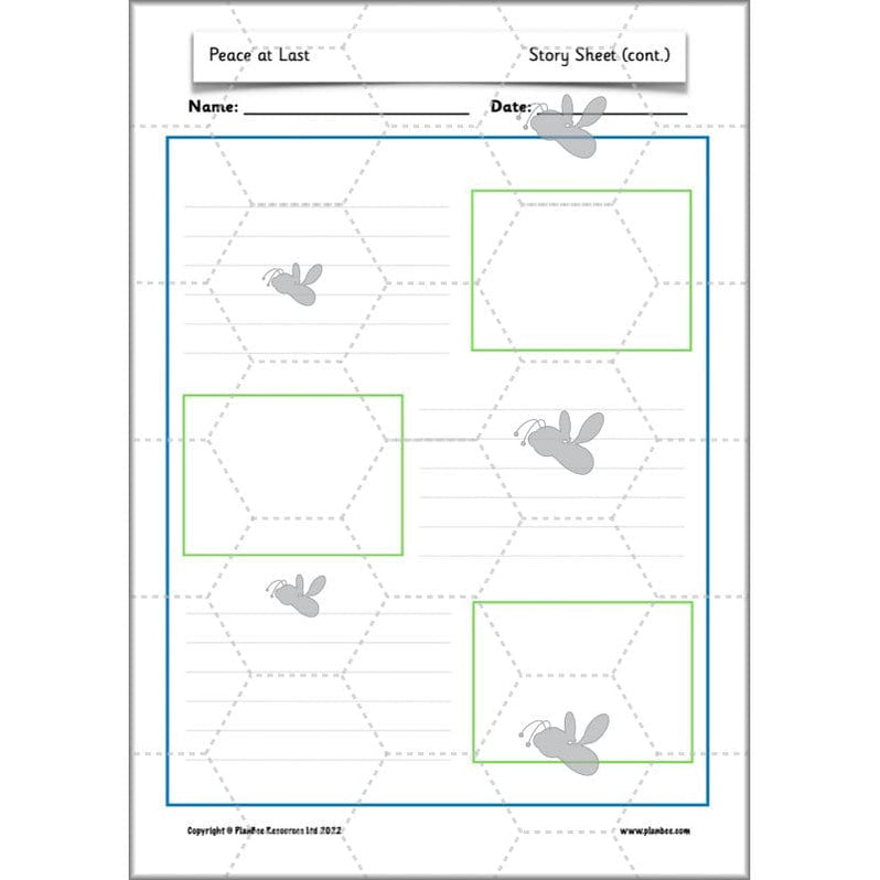 Peace At Last Activities Ks1 Year 1 English Lessons 