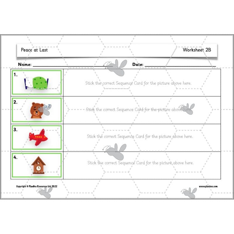 PlanBee Peace at Last Activities KS1 Planning | Year 1 English lessons
