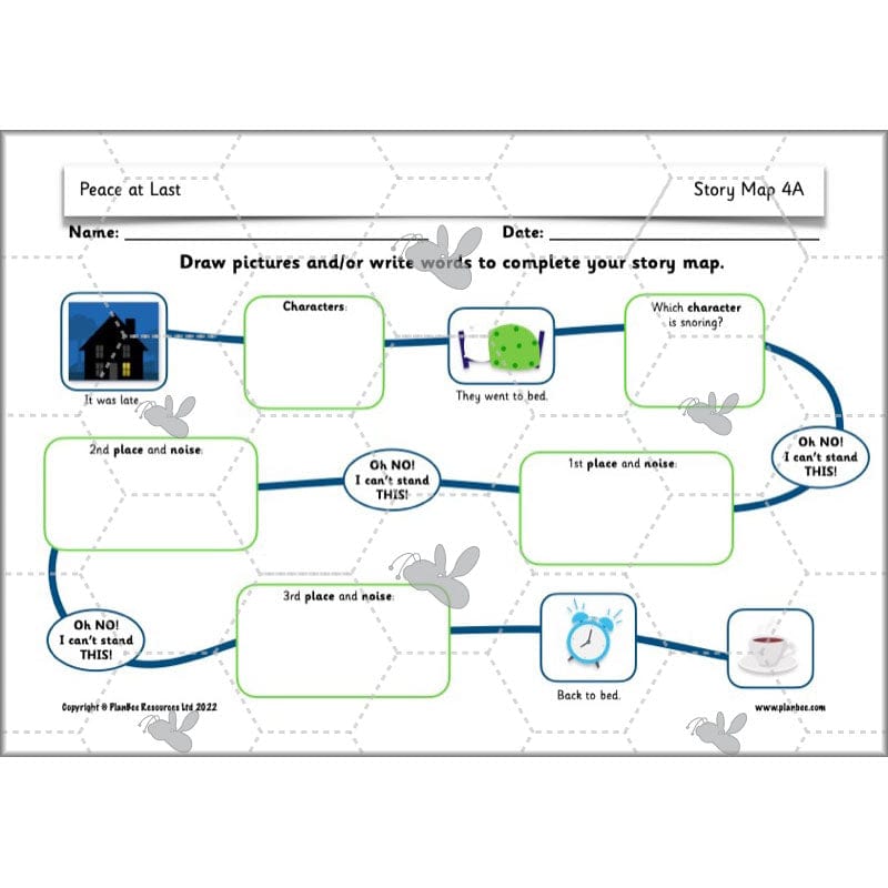 PlanBee Peace at Last Activities KS1 Planning | Year 1 English lessons