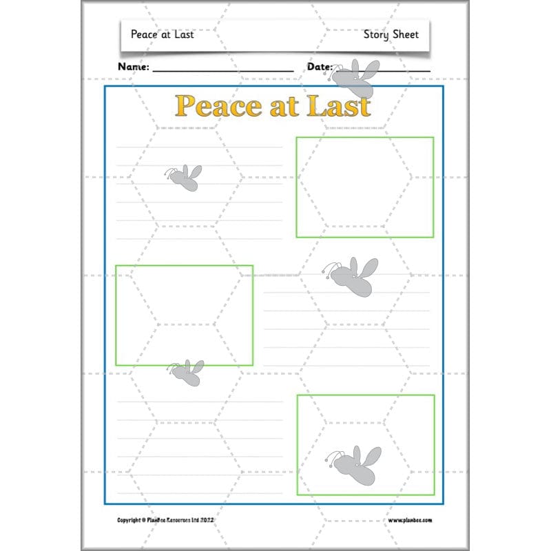 PlanBee Peace at Last Activities KS1 Planning | Year 1 English lessons