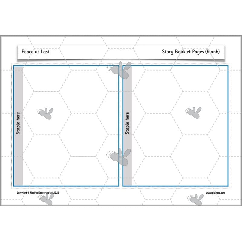 PlanBee Peace at Last Activities KS1 Planning | Year 1 English lessons