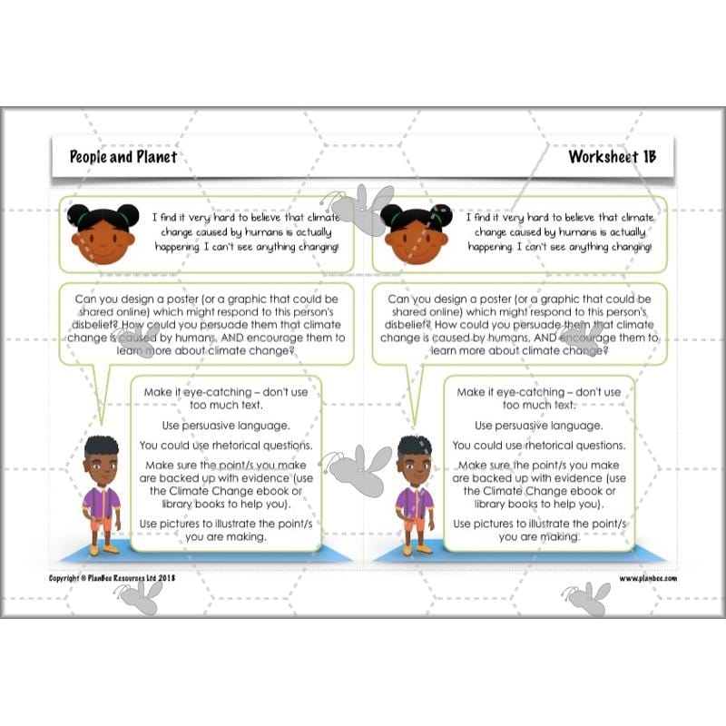 PlanBee People and Planet Climate Change KS2 | PlanBee