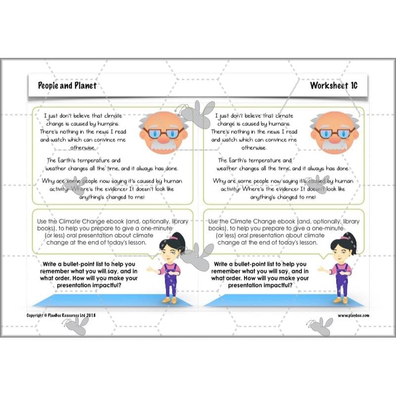 PlanBee People and Planet Climate Change KS2 | PlanBee