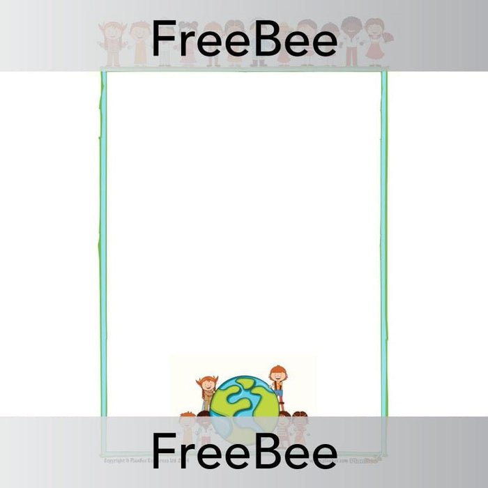 PlanBee People of the World Writing Frame | PlanBee FreeBees