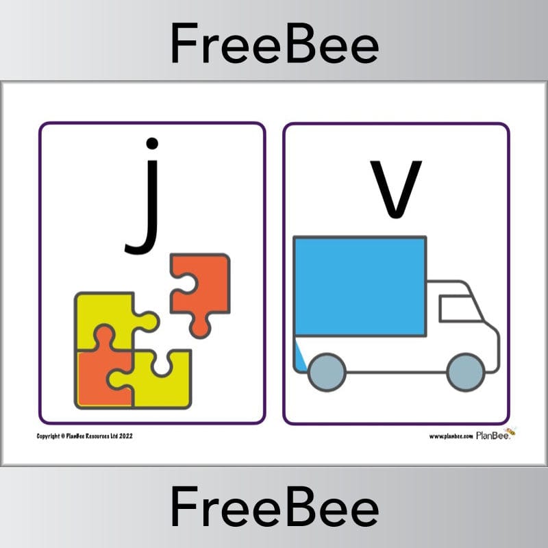 Free Phase 3 Printable Phonics Flashcards by PlanBee