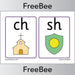 Free Phase 3 Printable Phonics Flashcards by PlanBee